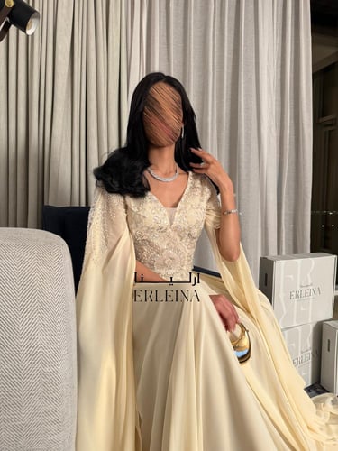 فستان ايدن كريمي