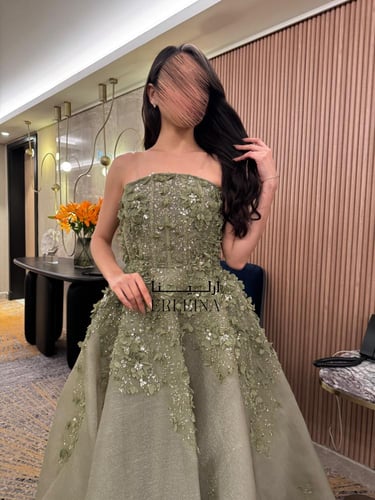 فستان رواء زيتي