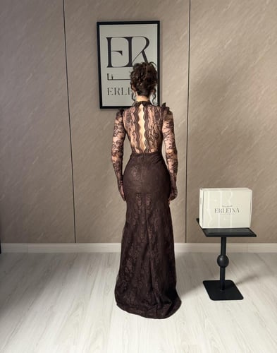 فستان هاله بني