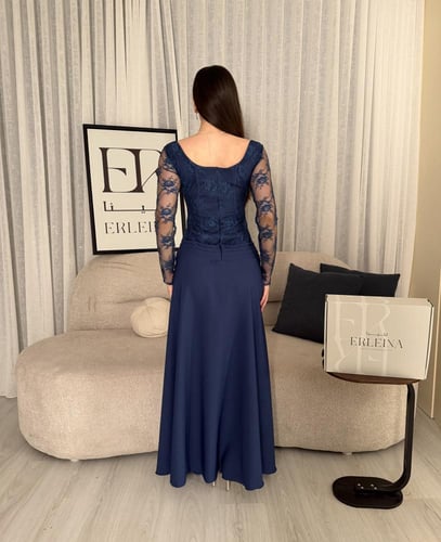 فستان قمر كحلي