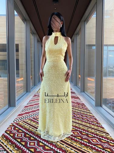 فستان هوايا ليموني