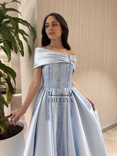 فستان جودي سماوي