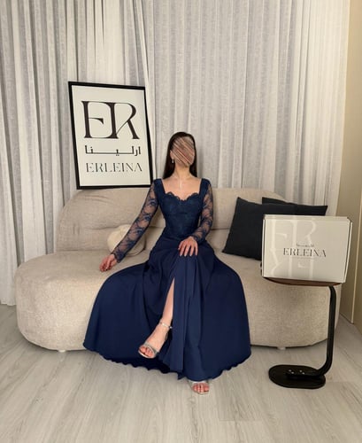 فستان قمر كحلي