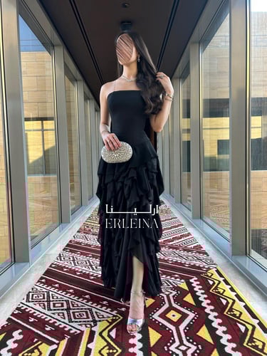 فستان مجوده اسود