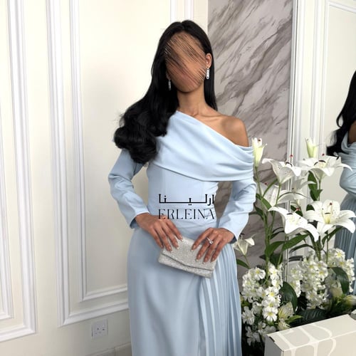 فستان راقي سماوي