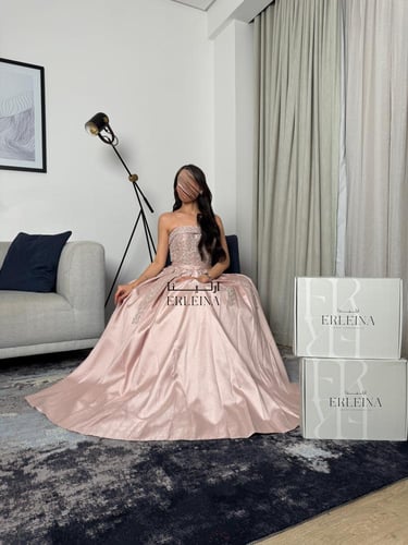 فستان لوسي وردي