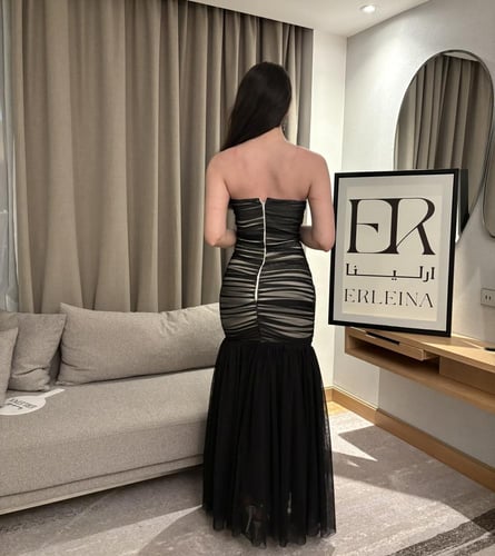 فستان تليم اسود