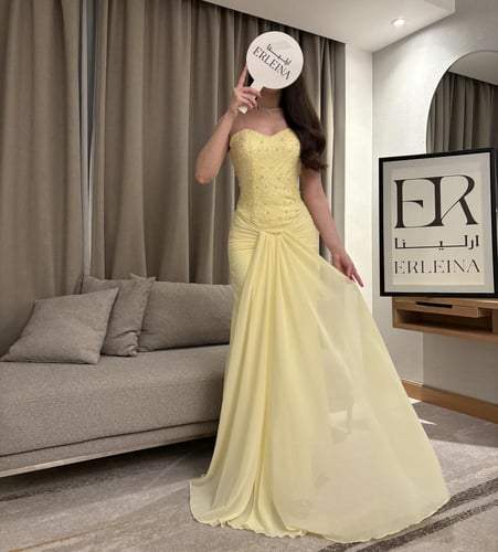 فستان بيسو ليموني