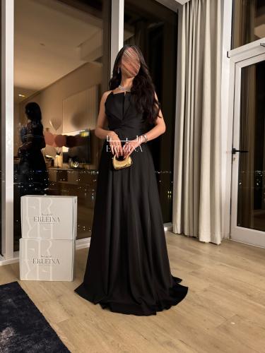 فستان ايفا اسود