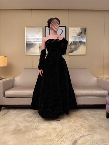 فستان انيا اسود