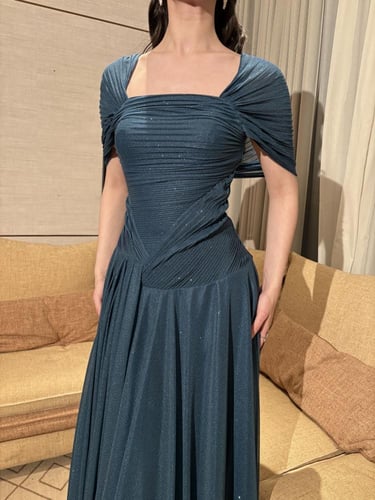 فستان ستريك بترولي