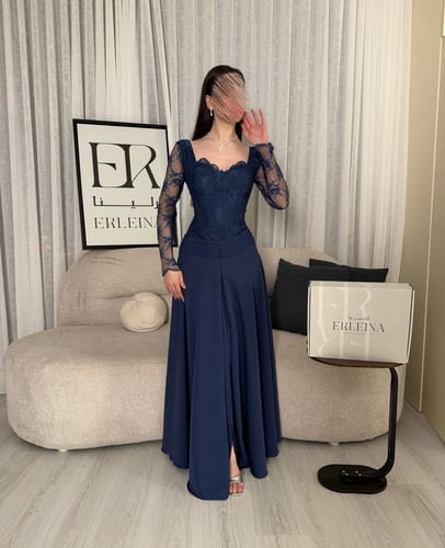 فستان قمر كحلي