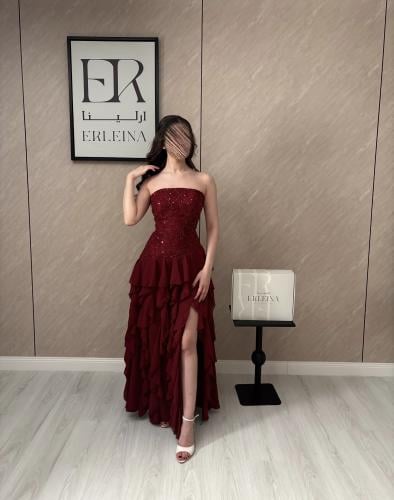 فستان ماجده دانتيل عودي