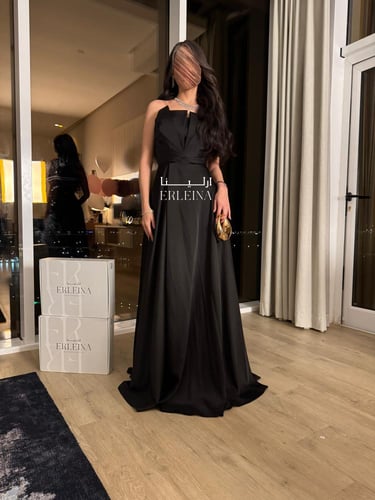 فستان ايفا اسود