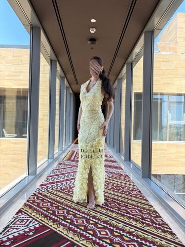 فستان ميرل اصفر