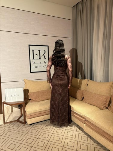 فستان جوريا بني