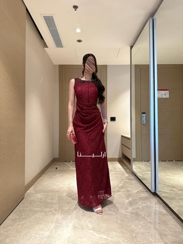 فستان نيلان عودي