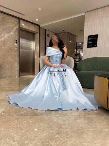 فستان جودي سماوي