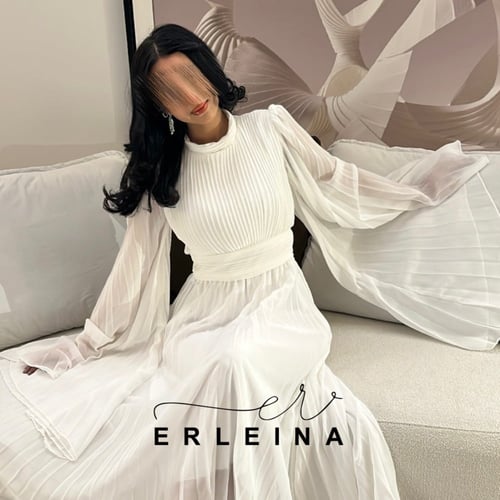 فستان ايلان ابيض