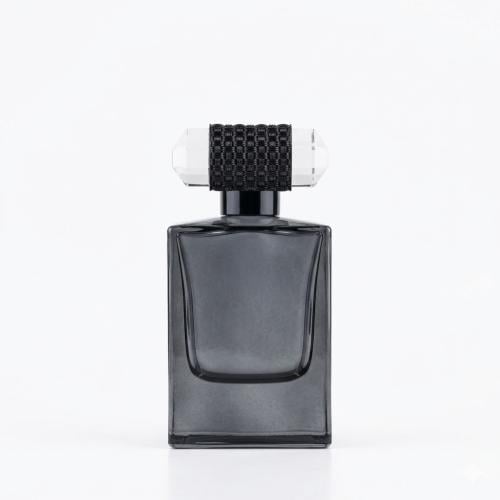 12 bottles 50 ml - black transparent