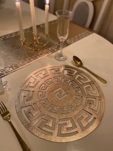 مفرش فرزاتشي لون نحاسي