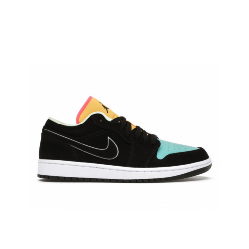 Air Jordan 1 Low SE Black Aurora Green