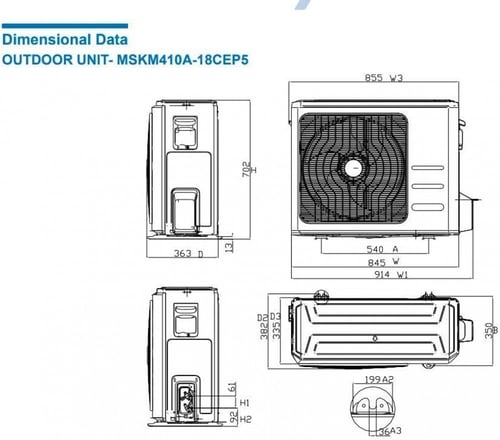 مكيف 2 طن اس كى ام اسبليت بارد