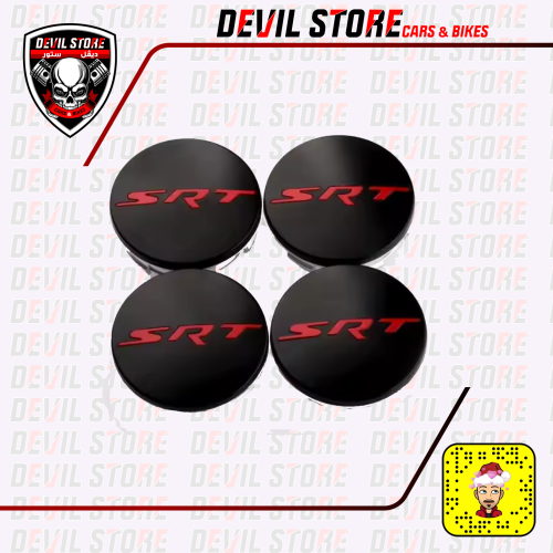 اغطية جنوط SRT احمر