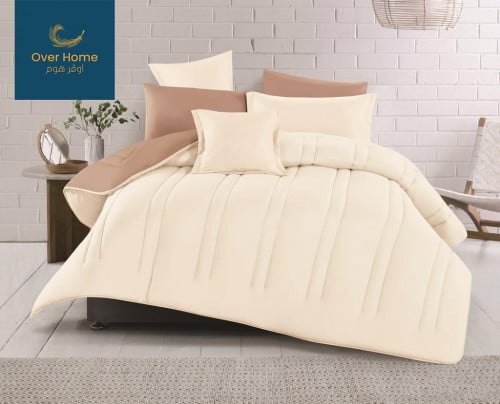 مفرش سرير صيفي ( كريمي ) نفرين