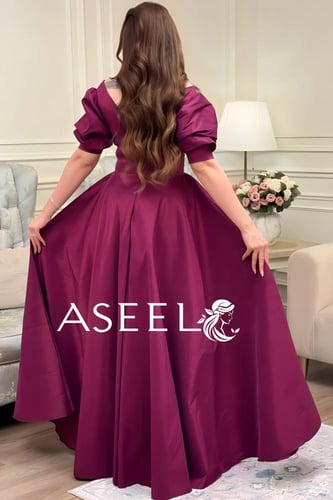 فستان سهره موف بياقه اوف شولدر