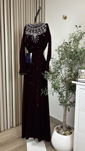 جلابيه مخمل عودي