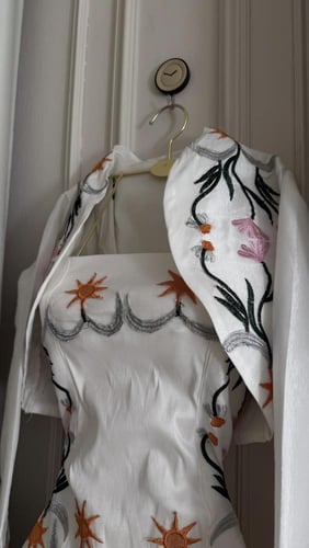 فستان مورد بجاكيت