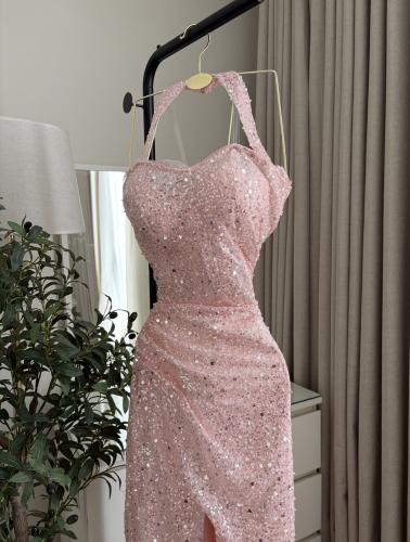 فستان سهره ترتر زهري