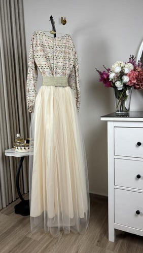 جلابية رمضاني بحزام