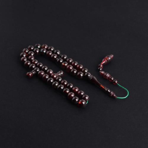 سبحة بكلايت احمر داكن لامع