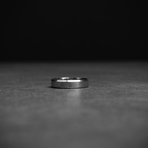 دبلة فضة عيار 925 دائرية ممسوحة - 3 مم