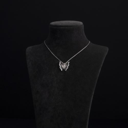 سلسال فضة عيار 925 بتصميم الفراشة