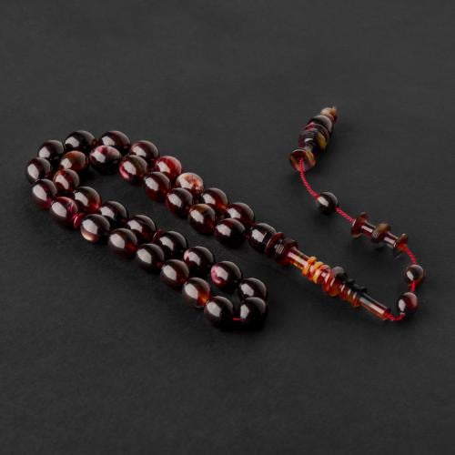 سبحة بكلايت أحمر داكن