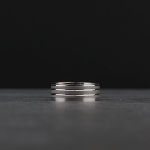 دبلة رجالي من الفضة الاسترليني