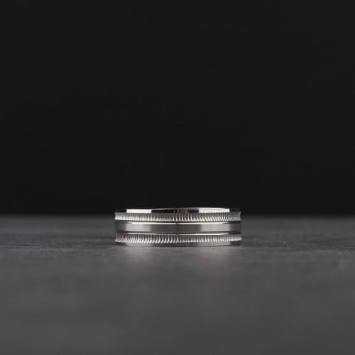 دبلة رجالي من الفضة الاسترليني