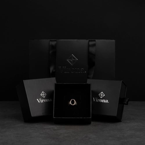 خاتم رجالي فضة بحجر اونكس اسود