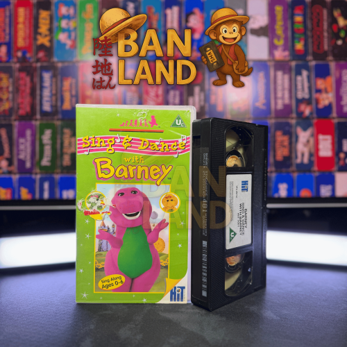 شريط فيديو VHS بارني - Barney - sing & dance