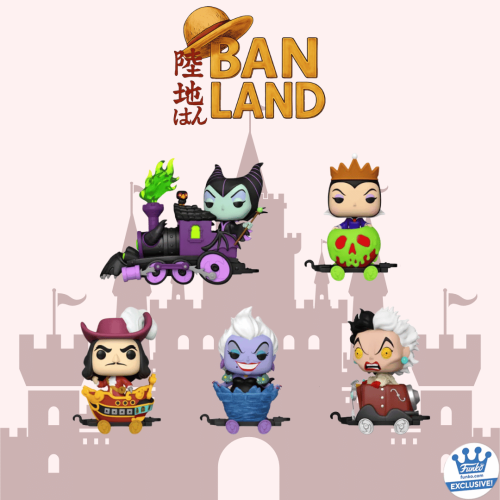 Funko Pop! Disney Villains: Villain Train Full Set...