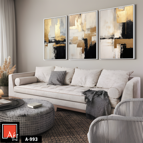 A993 لمسات ذهبية تجريدية