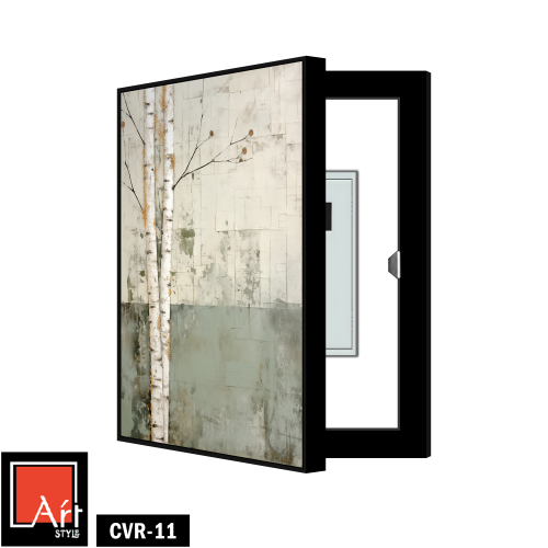 CVR11 لوحة خزانة مخفية، أشجار البتولا