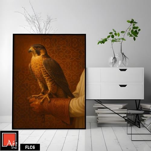 FLC6 لوحة صقر، تراث عريق، براعة فنية.