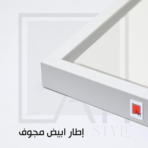 A515 لوحة تجريدية عصرية تجمع بين الألوان الداكنة و...