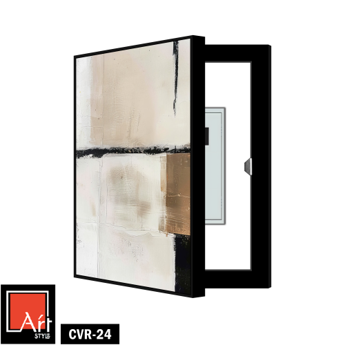 CVR24 لوحة تجريدية بخزانة مخفية