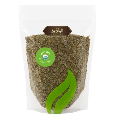 ورق ريحان مجروش عضوي 100جرام