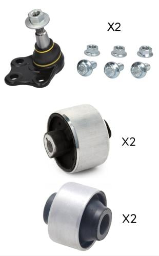 طقم جلد مقصات امامية